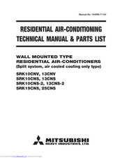 Mitsubishi Heavy Industries SRK13CNS-2 Technical Manual