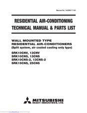 Mitsubishi Heavy Industries SRK19CNS Technical Manual