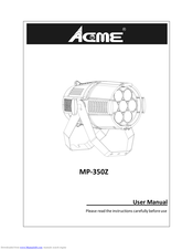 ACME MP-350Z User Manual