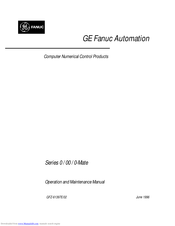 Ge Series 0 Operation And Maintenance Manual