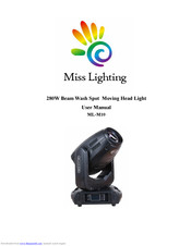 MISS LIGHTING ML-M10 User Manual