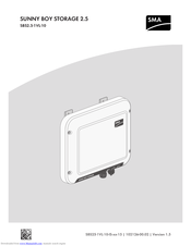 SMA SBS2.5-1VL-10 Quick Reference Manual