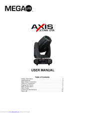 MegaLite axis xtra 17R User Manual