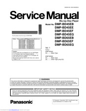 Panasonic DMP-BD65EG Service Manual