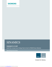 Siemens SINAMICS G120P Operating Instructions Manual