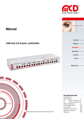 MCD Elektronik USB hub 2.0 Manual
