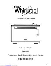 Whirlpool MAX-209S Instruction Manual