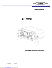 wtw pH 1970i Operating Manual