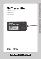 Clas Ohlson LHF-400 Instruction Manual