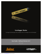 Solinst Levelogger Gold User Manual