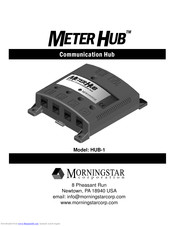 Morningstar HUB-1 Instruction Manual