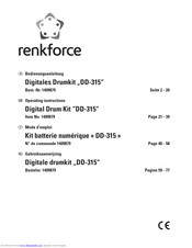 Renkforce DD-315 Operating Instructions Manual