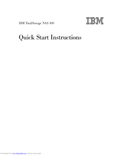 IBM TOTAL STORAGE NAS 100 Quick Start Instructions