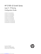 HP 3100-16 v2 EI Configuration Manual