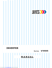 Watt Drive V3000-037HF Manual