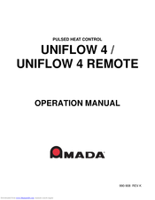 Amada UNIFLOW 4 REMOTE Operation Manual