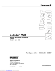 Honeywell AutoSet 1500 User Manual