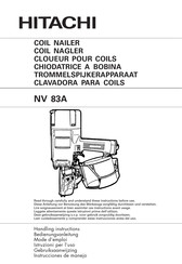 Hitachi NV 83A Handling Instructions Manual