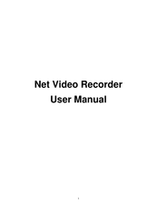 Tiandy Standard H.264 SERIES User Manual