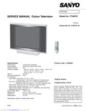 Sanyo CT29FS1 Service Manual