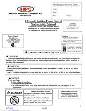 HPC Electronic Ignition Flame Control System Safety Manual