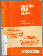 Mazda 626 MX-6 1989 Wiring Diagram