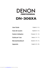 Denon DN-306XA User Manual