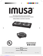 IMUSA GAU-80306 Use And Care Manual