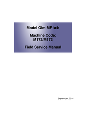 Ricoh M172 Field Service Manual