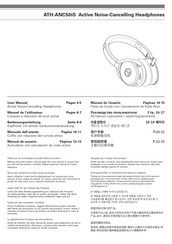 Audio-technica ATH-ANC50IS Manuals 