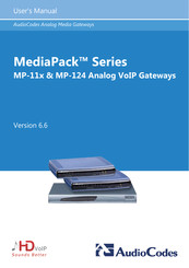 AudioCodes Media Pack MP-11x User Manual