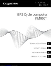 Kruger&Matz KM0074 Owner's Manual