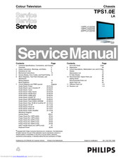 Philips 15PFL4122/93 Service Manual