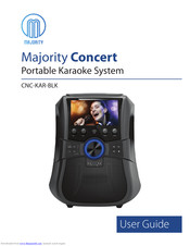 Majority Concert CNC-KAR-BLK User Manual