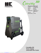 MK Products COBRAMIG 300 Owner's Manual