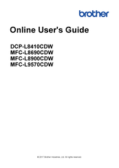 Brother DCP-L8410CDW Manuals | ManualsLib