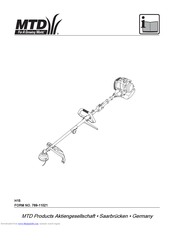 MTD 769-11021 Original Operating Instructions