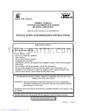 Archgard EURO-25 Installation And Operation Instructions Manual
