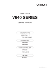 Omron V700-L22-V2 User Manual
