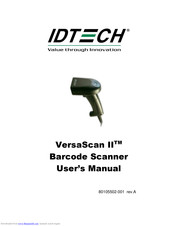 IDTECH VersaScan II User Manual