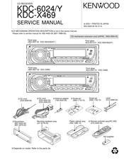 Kenwood KDC-6024/Y Service Manual