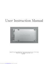 Maxon SD-125E V2 User Instruction Manual