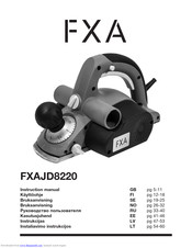 FXA FXAJD8220 Instruction Manual