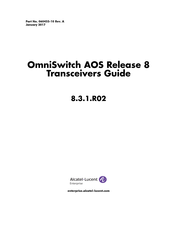 Alcatel-Lucent OmniSwitch 9900 User Manual