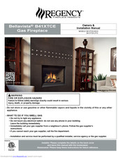 Regency Fireplace Products Bellavista B41XTCE-LP10 Owners & Installation Manual