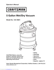 Craftsman 125.16821 Operator's Manual