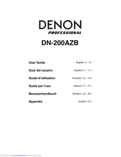 Denon DN-200AVB User Manual