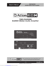 ATLAS IED TSD-PA252G Owner's Manual