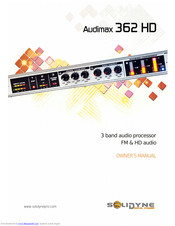 AUDIMAX 362 HD Owner's Manual