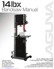 laguna MBAND14BX110-175 Manual